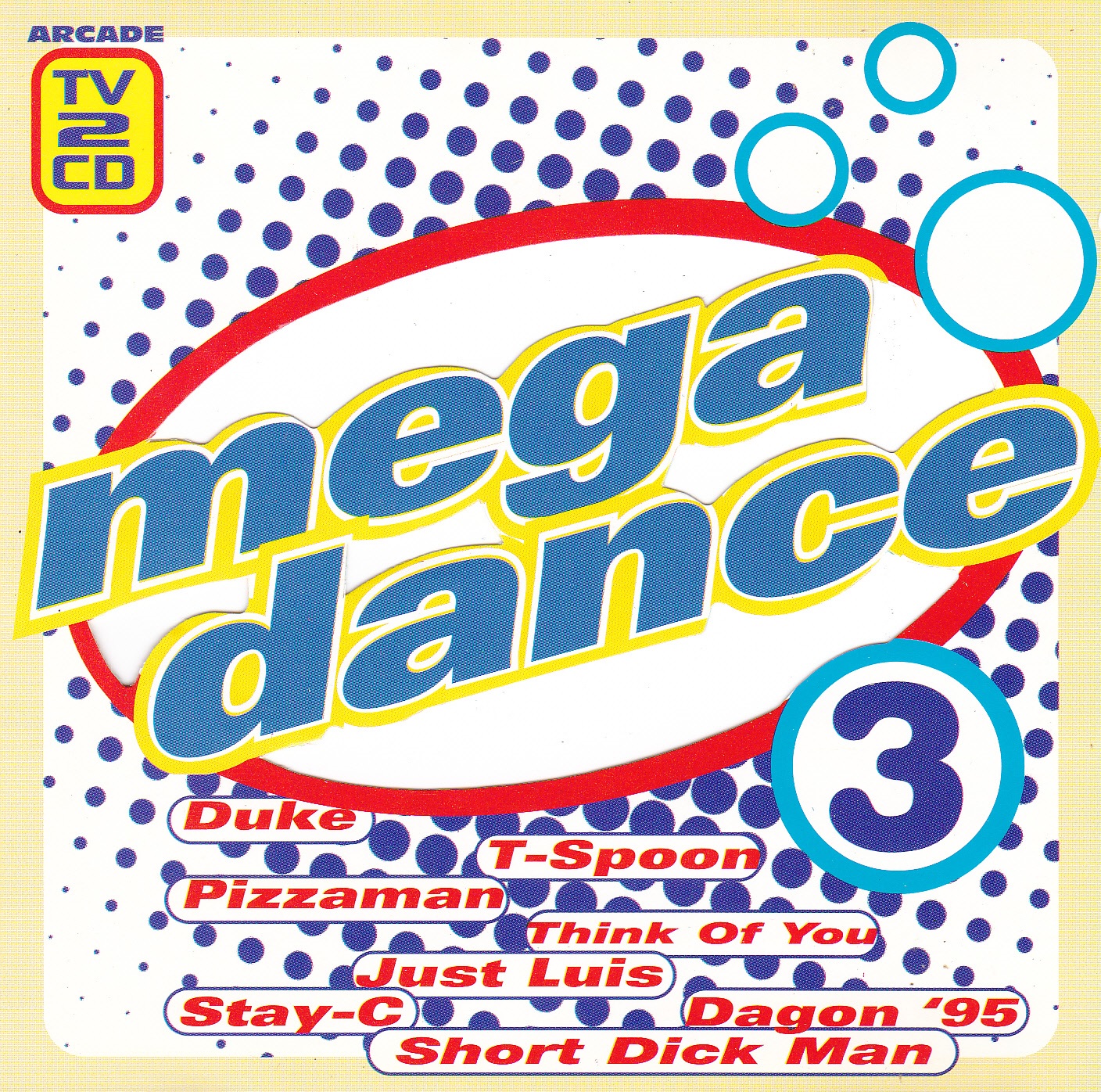 Mega Dance 3 - 2 CD's - 1995 - Arcade - ellodance