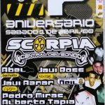Scorpia - 7 Aniversario 2000 Tempo Music Flyer