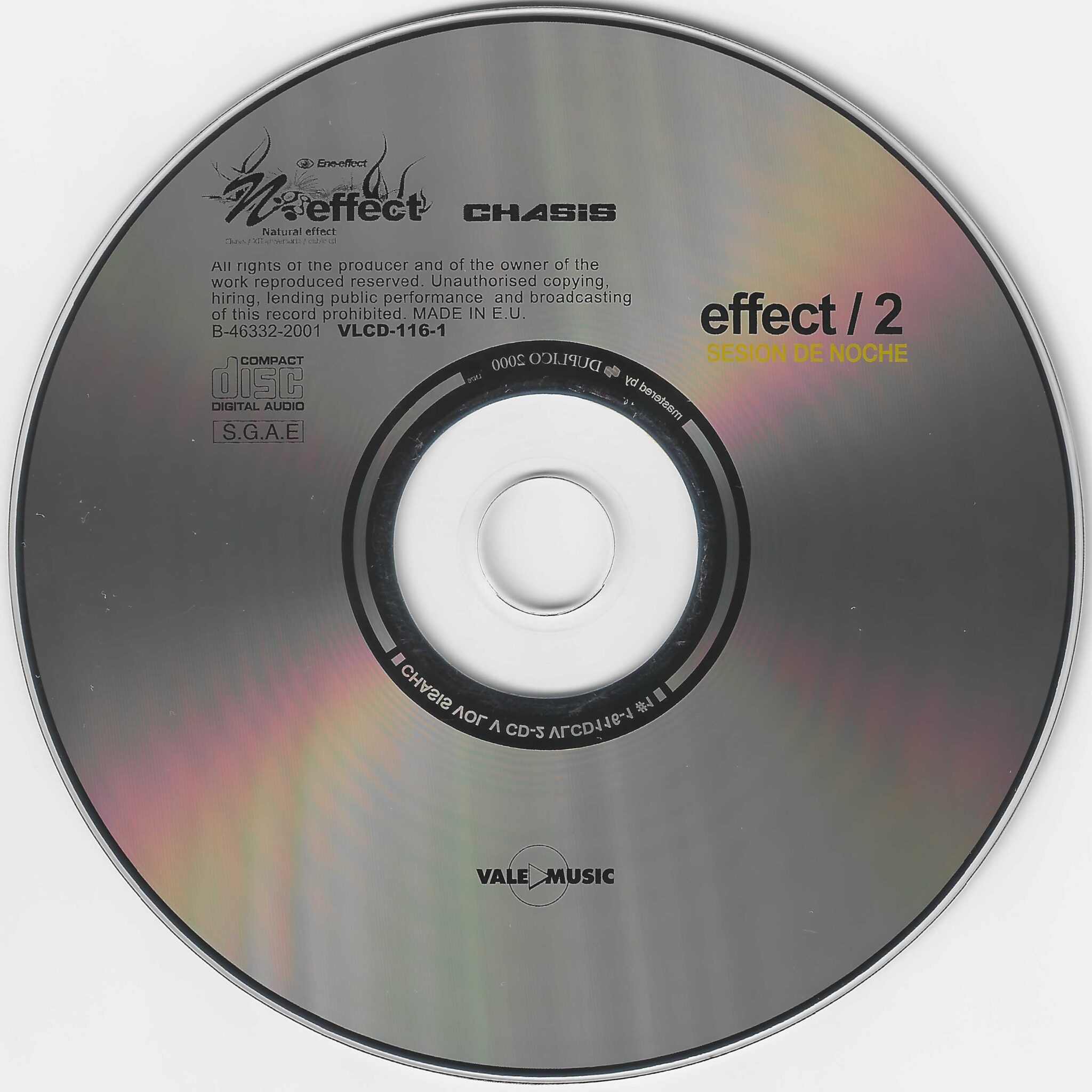 Chasis - Natural Effect - 2 CD's - 2001 - Vale Music - ellodance